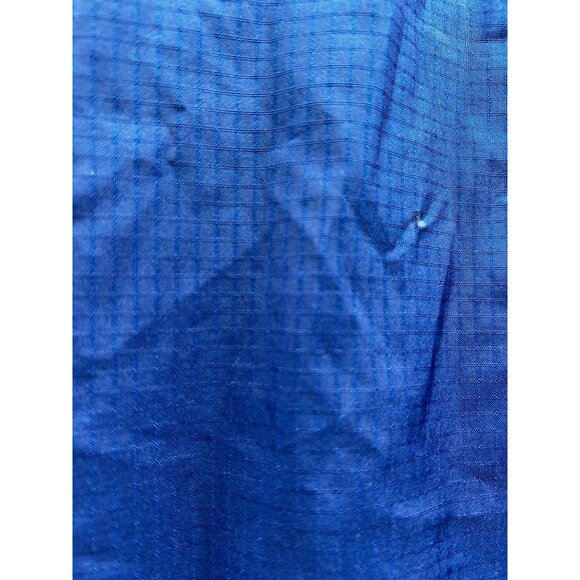 Patagonia Vtg Women’s Blue Ripstop Hooded Jacket Fleece Lined Outdoor Coat Sz SM - Picture 7 of 12